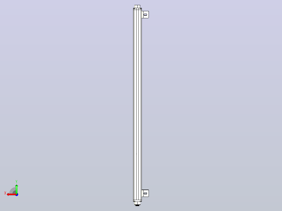 XTN2040（总高：850mm）安全光栅后视图