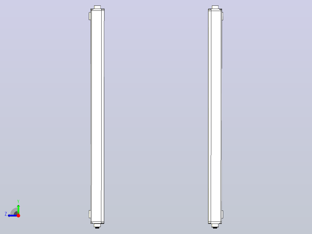 XTN2040（总高：850mm）安全光栅右视图