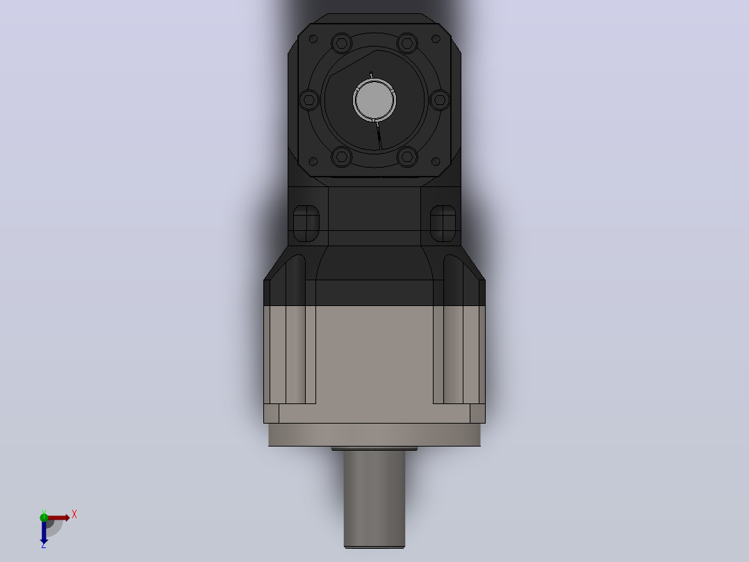 FABR-115-L2精密行星减速机[FABR115D-L2-15-S1-P2-19-70-90-M5-45]俯视图
