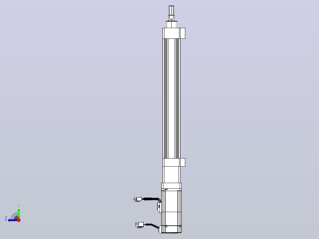 轻载电动缸TPA-ESR40-1210C-L250-M-LB-W-P40-C3右视图
