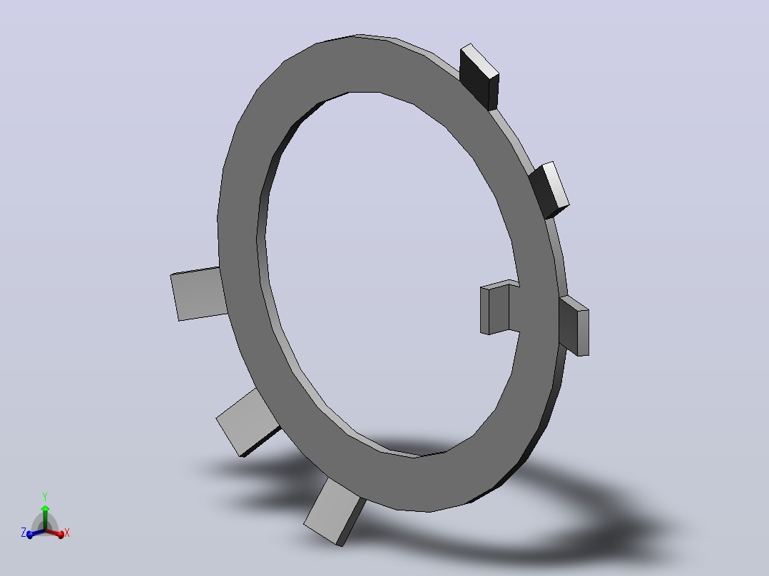 止动垫圈45主视图