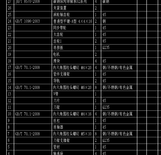金属切管机CAD缩略图