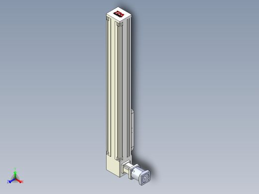 伺服电机集成皮带传动直线执行器TPA-OCB-140-256-L650-DL-J90-N3主视缩略图