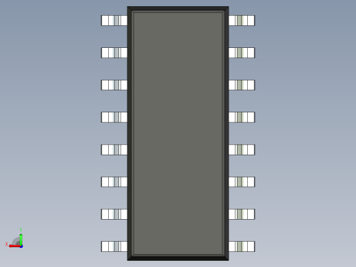 106x SOIC 封装（小外形集成电路）SOIC127P600X175-16AN后视缩略图