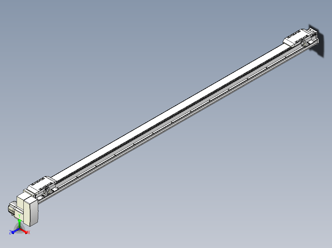皮带直线轴双滑块型TPA-GCBS-50-P42-L600-RP-M10-N3主视图