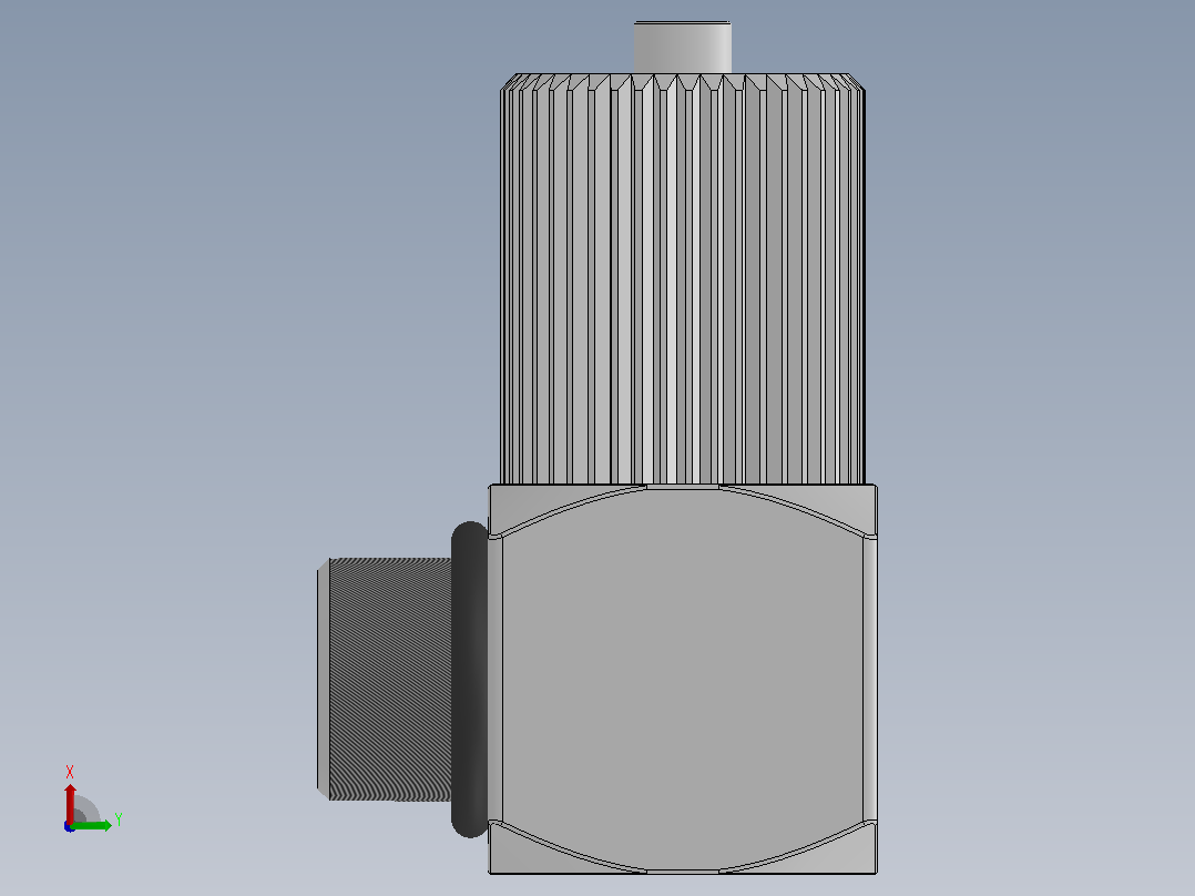 TL 压合型弯头接头_TL04-M5右视图