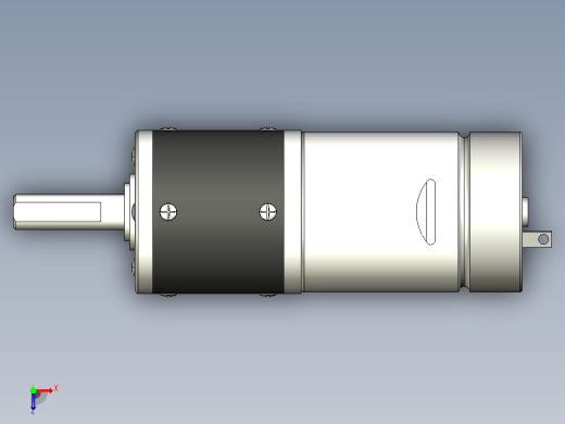 DFX28R 永磁直流行星齿轮减速电机[RS385-1240(O)]俯视缩略图