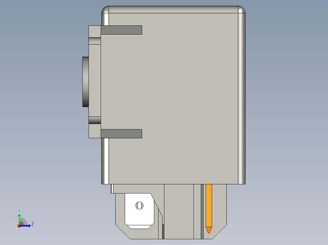 泰科电子V23232-D0001-X001功率继电器左视图