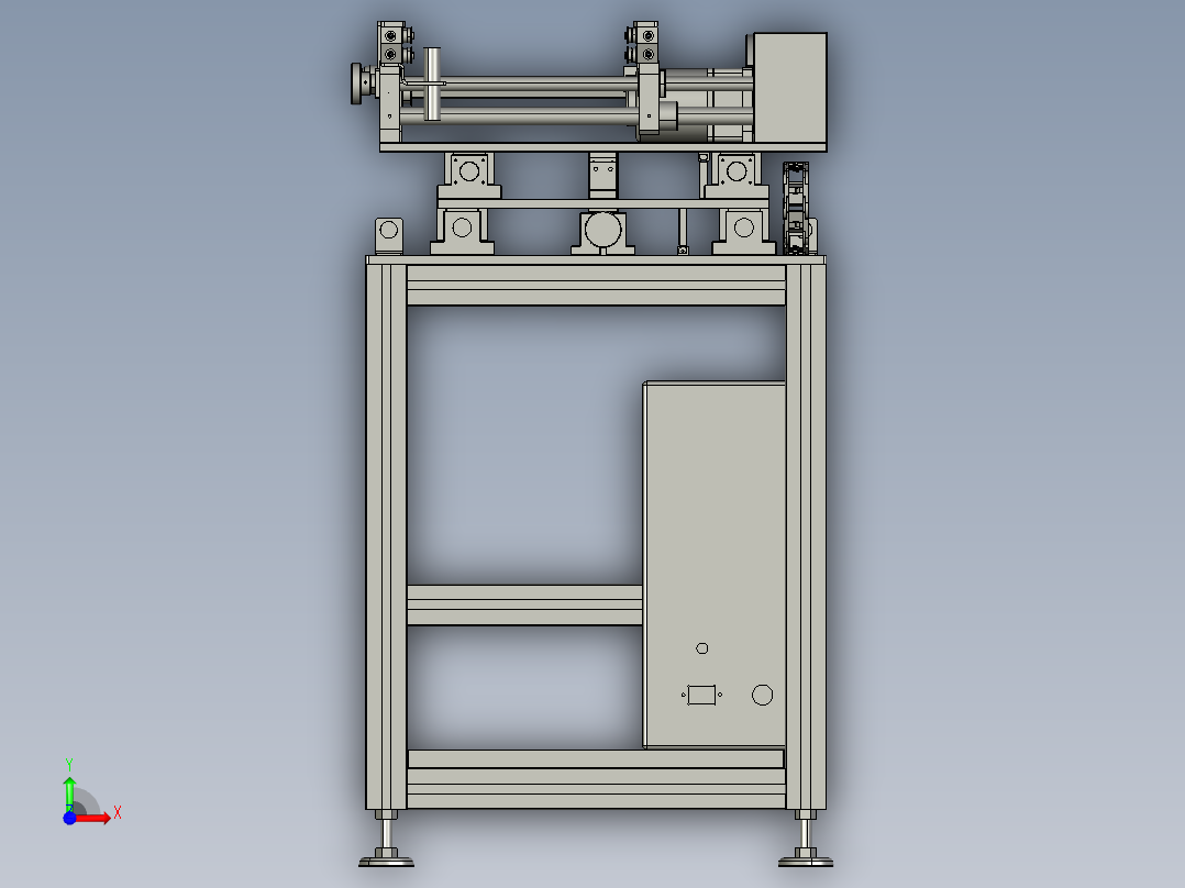 截送轨道前视图