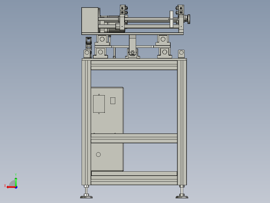 截送轨道后视图