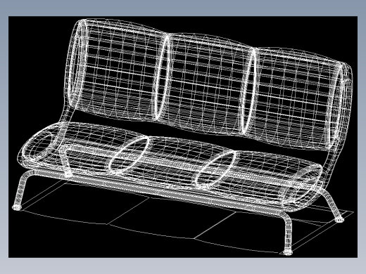 室内家具和灯具等的模型十二-K-S28-3