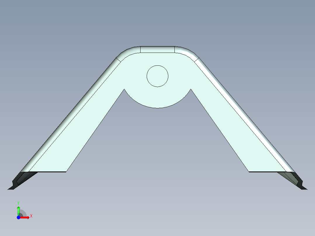 垃圾桶盖前视图