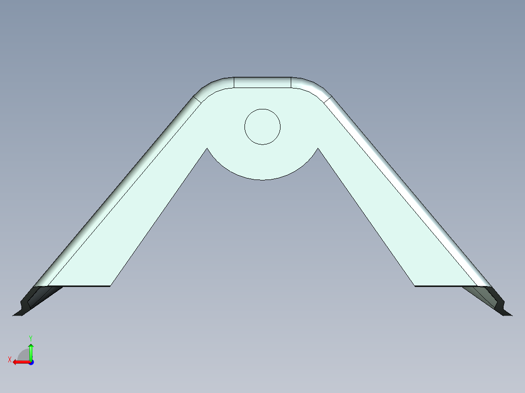 垃圾桶盖后视图