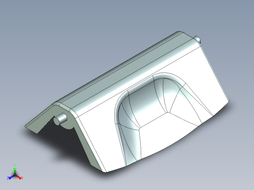 垃圾桶盖正等轴测缩略图