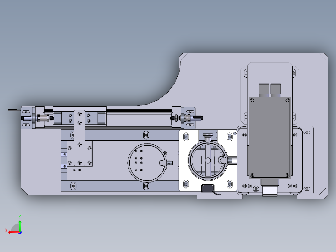 E093 卡簧堆叠自动上料机后视图