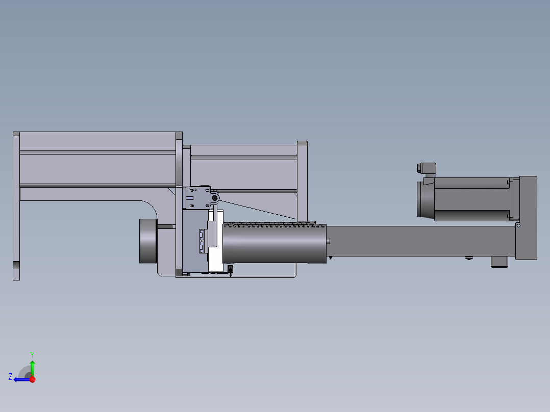 E093 卡簧堆叠自动上料机右视图