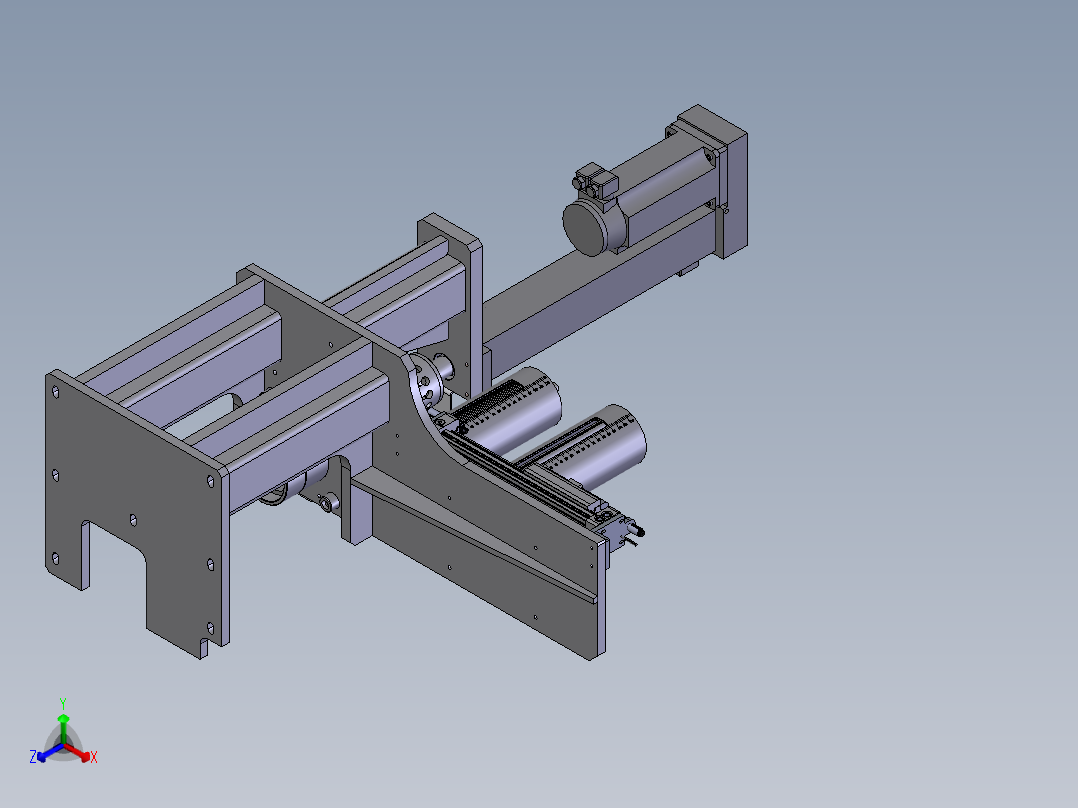 E093 卡簧堆叠自动上料机正等轴测图