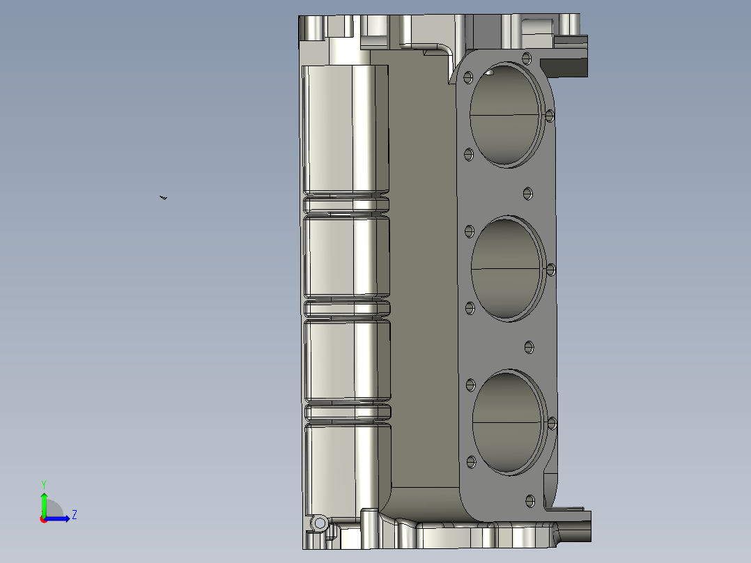 4_V6超强发动机左视图