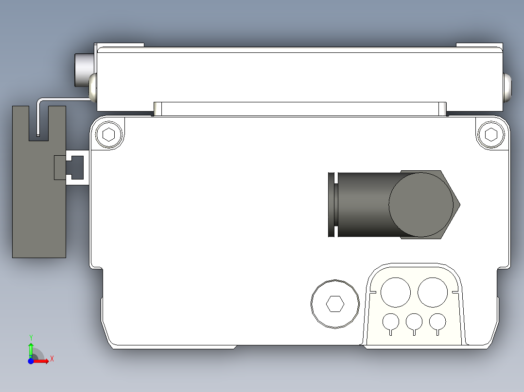 Toyo东佑达直线模组-ECH10-450-M-C4反前视图