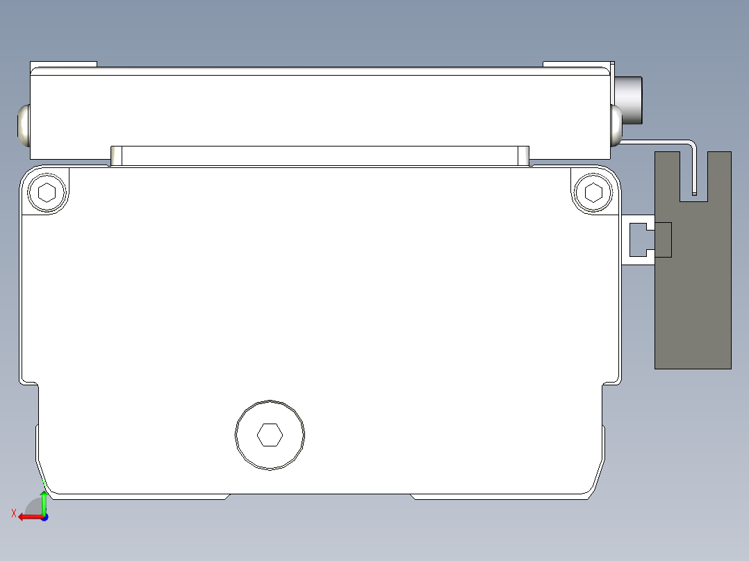 Toyo东佑达直线模组-ECH10-450-M-C4反后视图