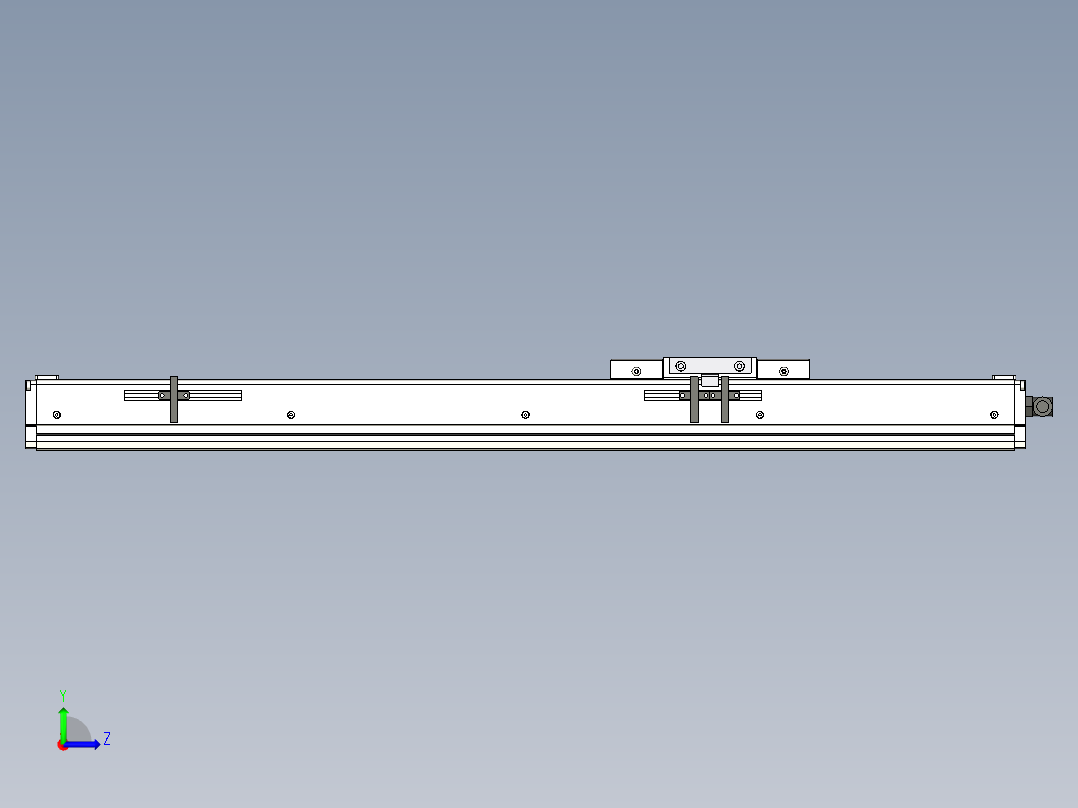 Toyo东佑达直线模组-ECH10-450-M-C4反左视图