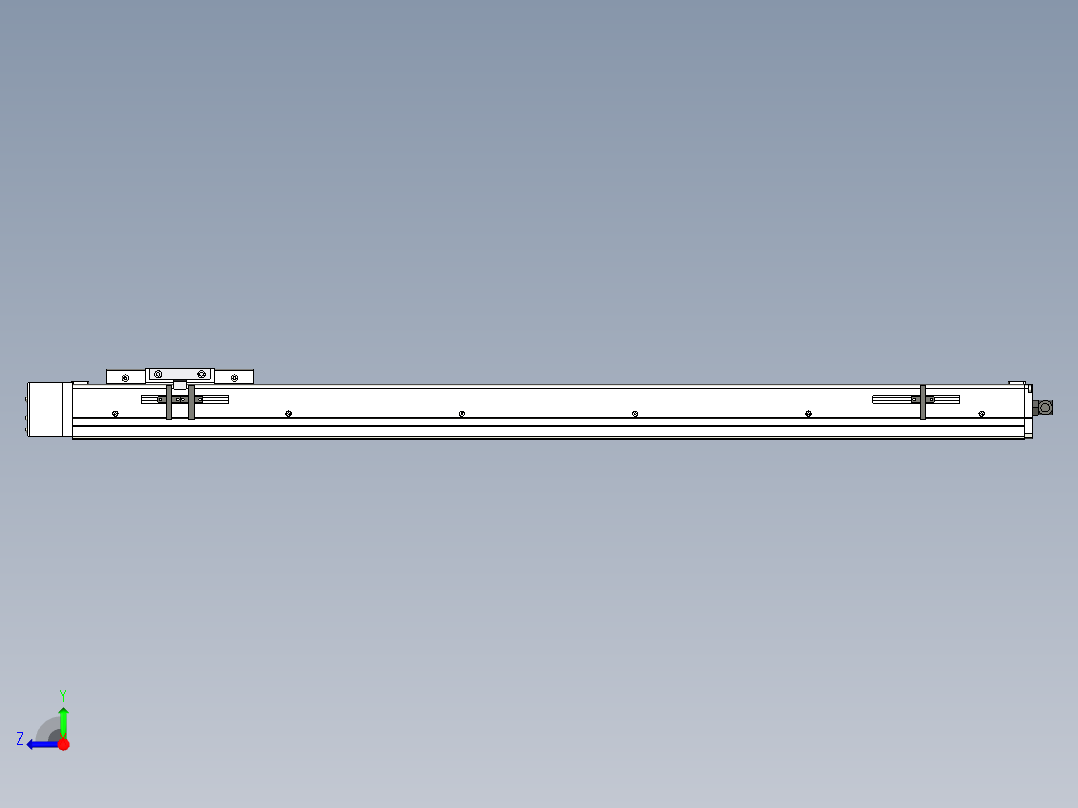 Toyo东佑达直线模组-ECH12-850-BR-100W右视图