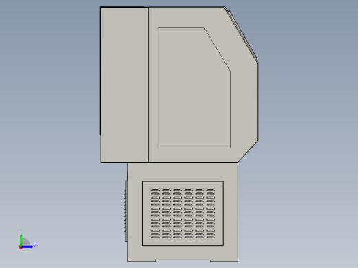 数控车模型左视缩略图