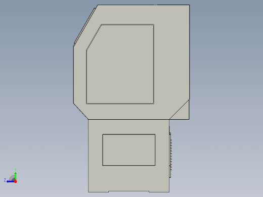 数控车模型右视缩略图