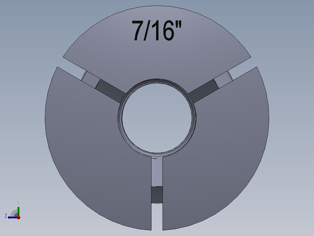 R8-夹头组-R8 COLLET 0.438.SLDPRT右视图
