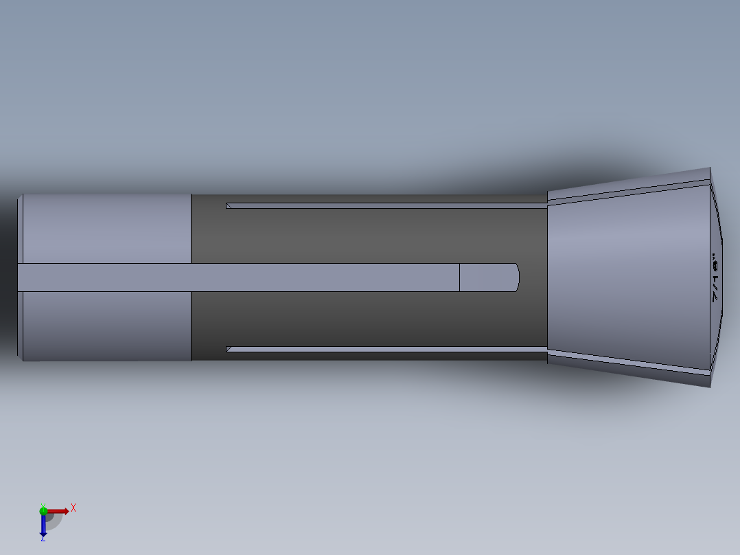 R8-夹头组-R8 COLLET 0.438.SLDPRT俯视图