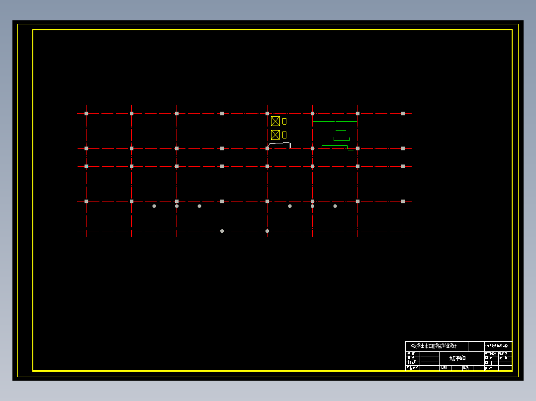 7680平米，八层框架法院办公楼（含计算书，建筑，结构图）