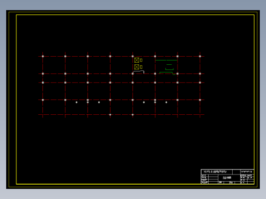 7680平米，八层框架法院办公楼（含计算书，建筑，结构图）