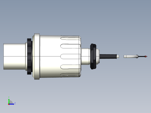 超声波设备ENSOR-RANGE-6m-19.7ft-PVDF-BODY-4-20mA-2-WIREHART-BSP-THREAD左视缩略图