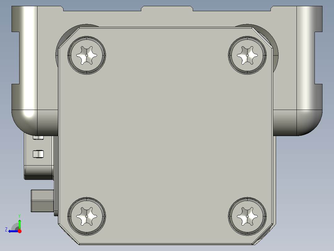线性模组、CNC直线运动机构右视图