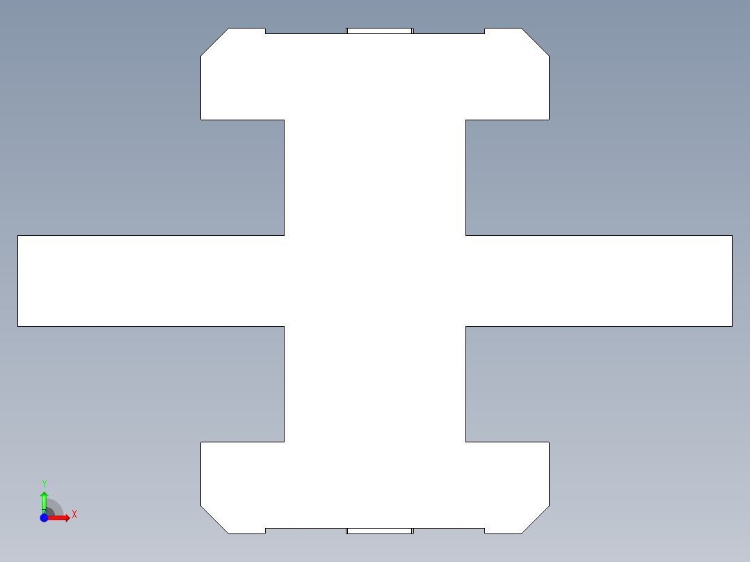 型材-BR 10MM TEE-TEE SLIDER KJN523205前视图