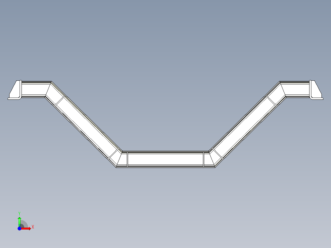 托辊架035前视图