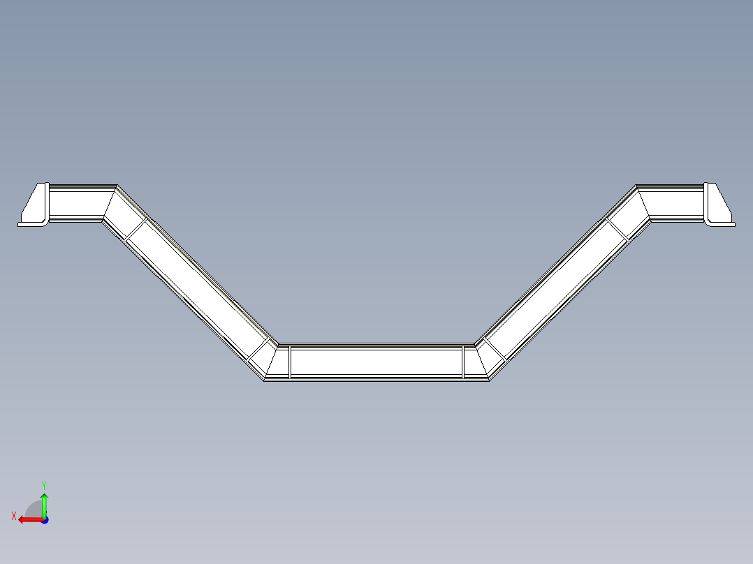 托辊架035后视图