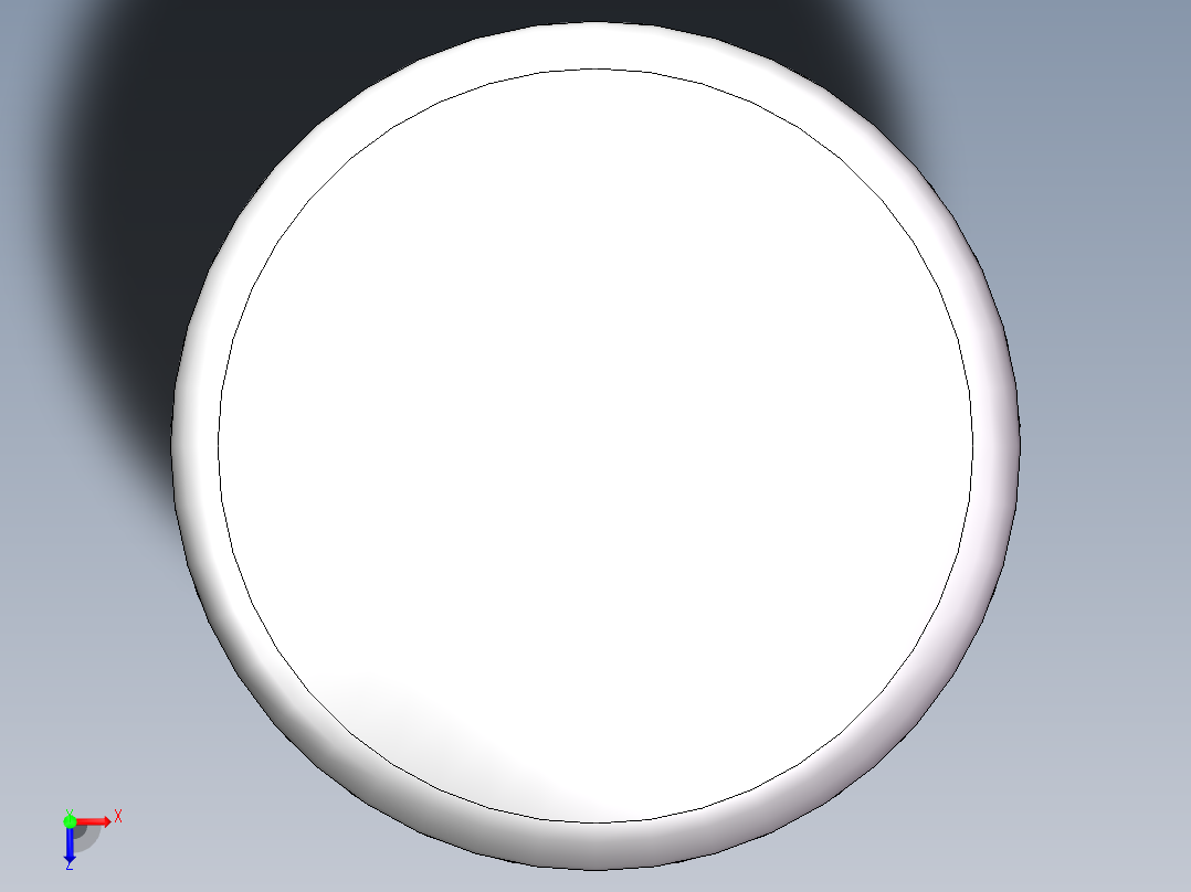 THB碟形封头DN1300俯视图