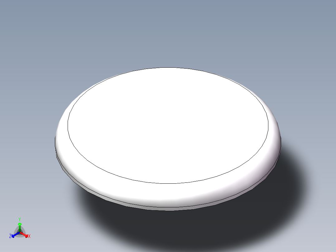 THB碟形封头DN1300正等轴测图