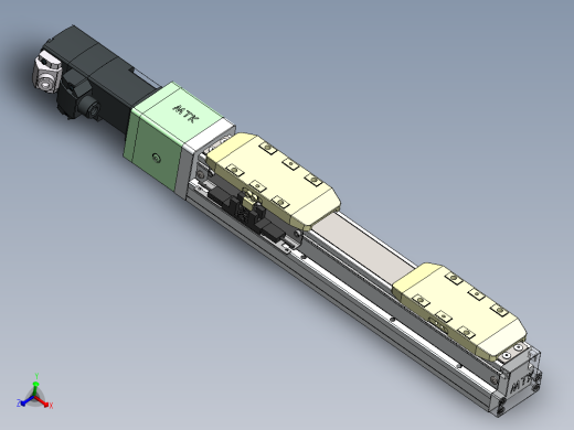 GTH内嵌丝杆全封闭GTH5S-BC-100W