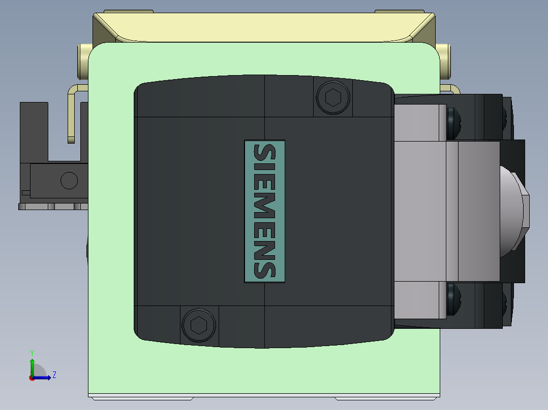 GTH内嵌丝杆全封闭GTH5S-BC-100W左视图