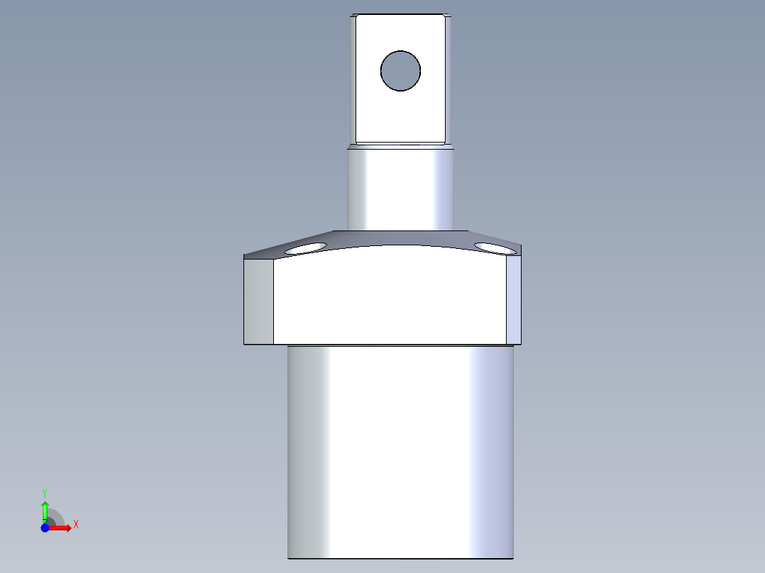 KOSMEKLHA0750-Sx-P_rev1多系列多零件图纸模型前视图