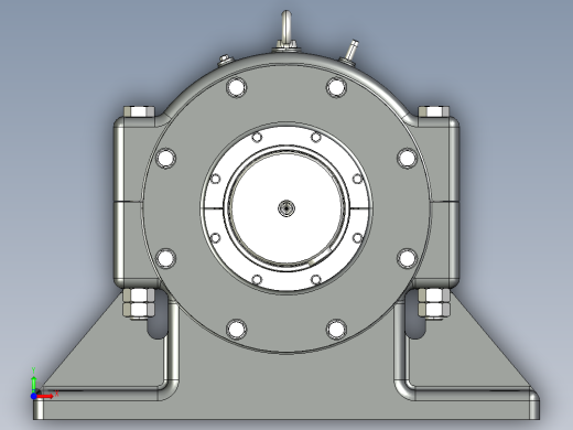 球磨机小齿轮装置前视缩略图