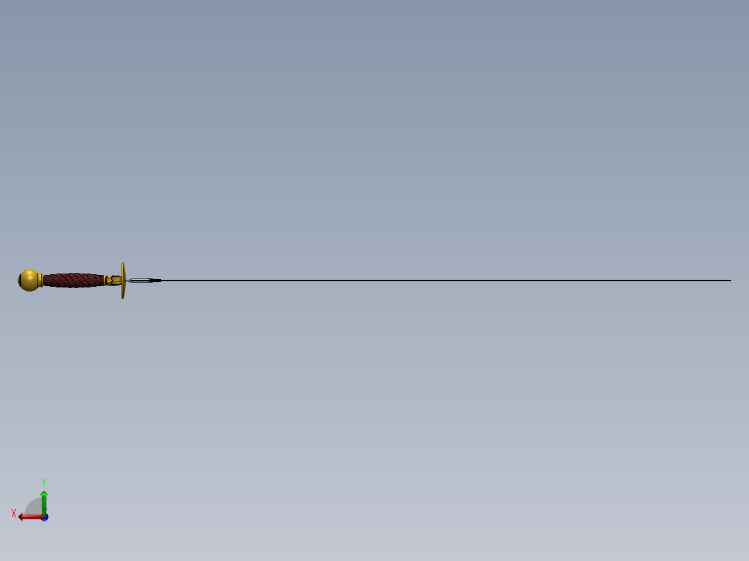 剑、宝剑(73)后视图