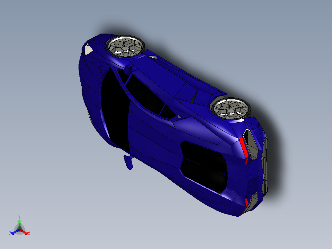 兰博基尼主视图