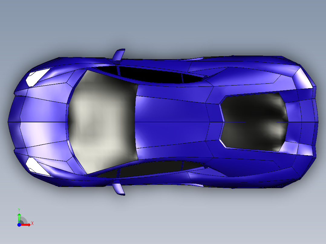 兰博基尼前视图