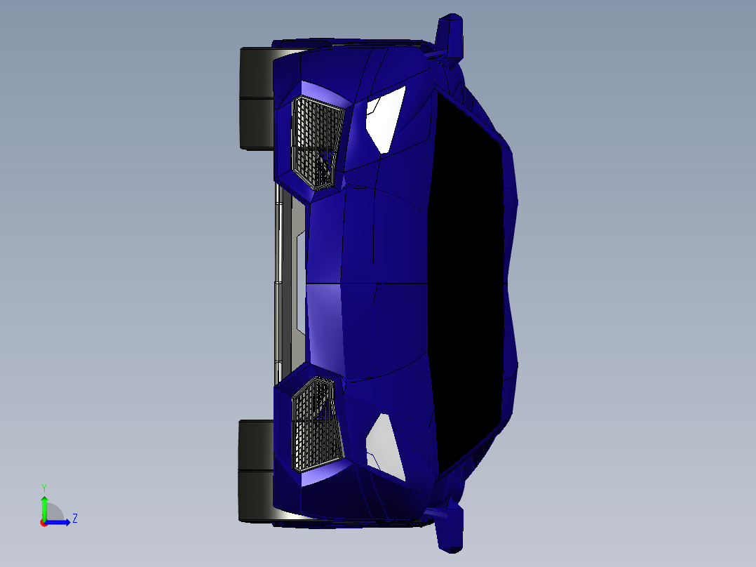 兰博基尼左视图