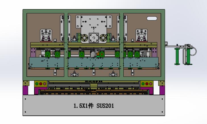2VG FRO打孔裁断一体机（sw18可编辑+工程图+bom）