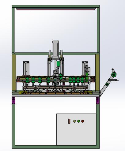 2VG FRO打孔裁断一体机（sw18可编辑+工程图+bom）