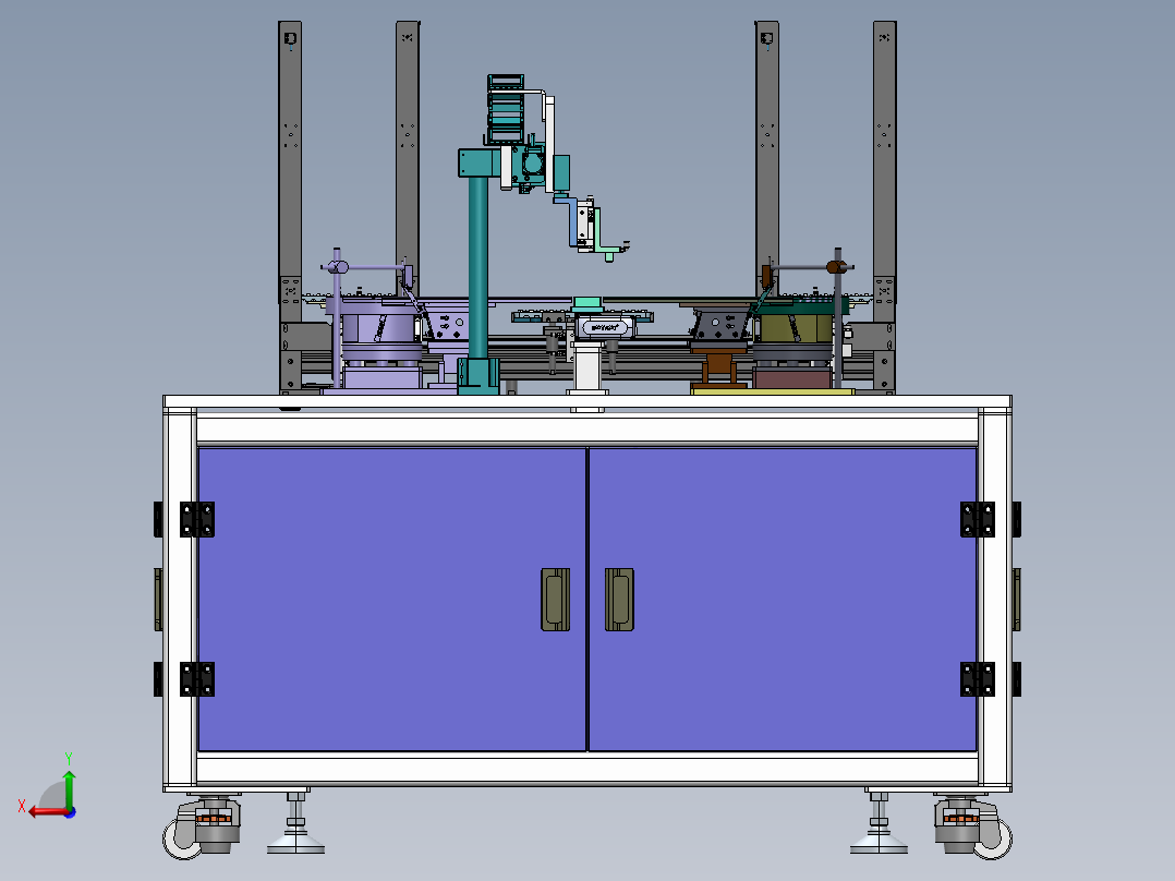 自动收料设备组合sw18后视图